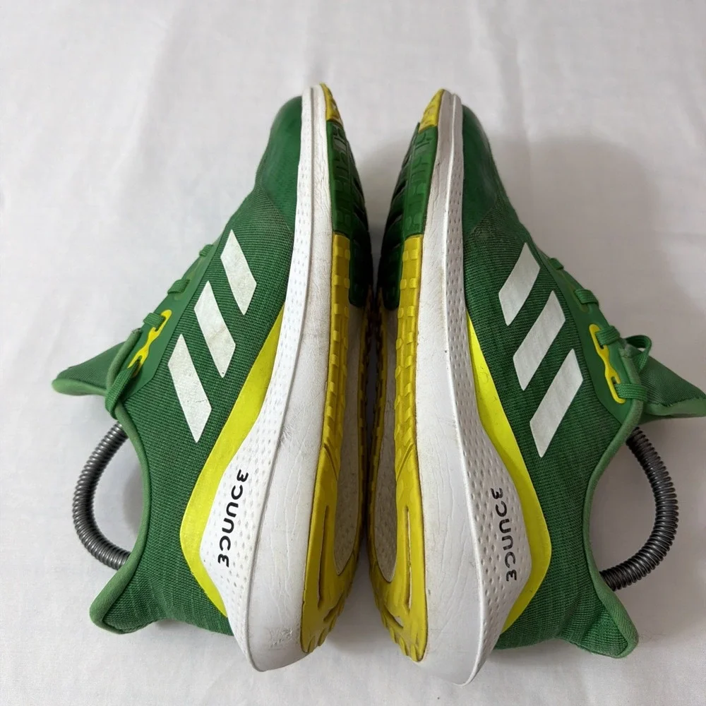 Adidas Bounce Men's Shoes Size 6.5 Vivid Green S29172 Athletic Running Gym Fit‎